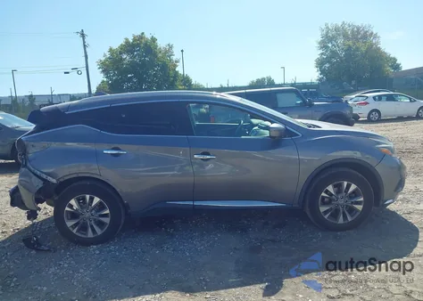 2018 Nissan Murano Sl from USA, damaged, VIN 5N1AZ2MH8JN102555